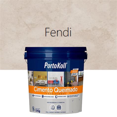 Cimento Queimado Fendi (Balde 5 kg) 